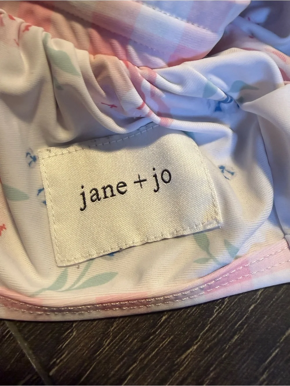 Jane and Jo Girls' Pink Floral Two-Piece Swim Bikini Set